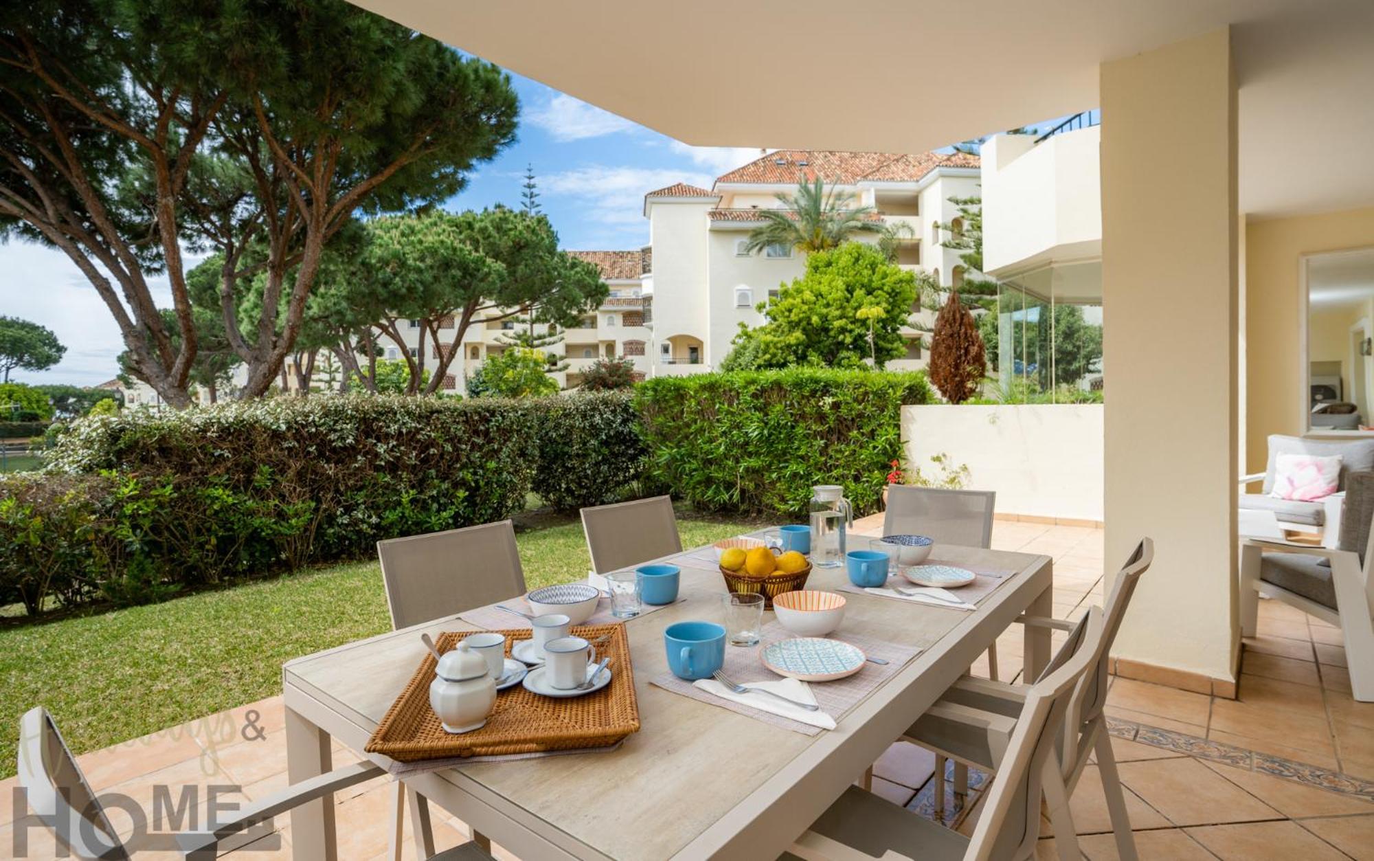 Hacienda Playa Elviria 300 M Playa,Jardin , 2 Hab ,Marbella Apartamento Exterior foto